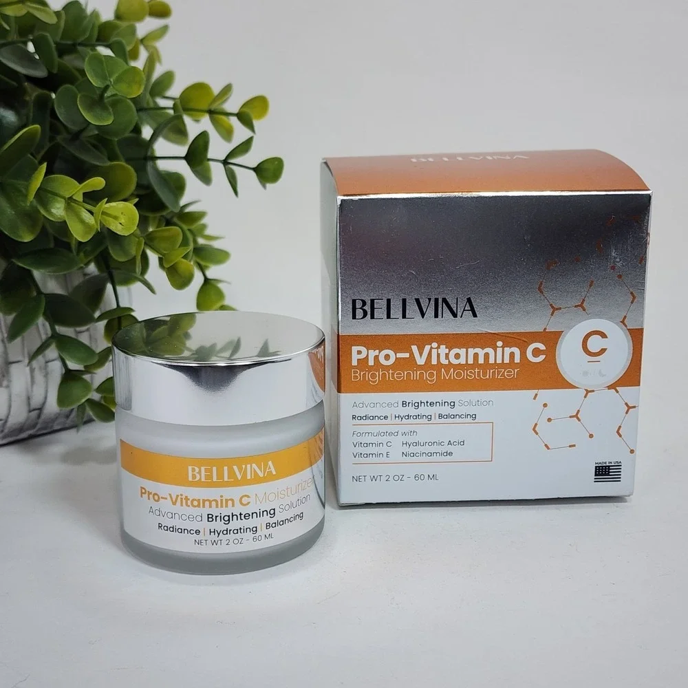 Bellvina Pro-Vitamin C Brightening Face Moisturizer Balance & Radiance 2oz /60mL